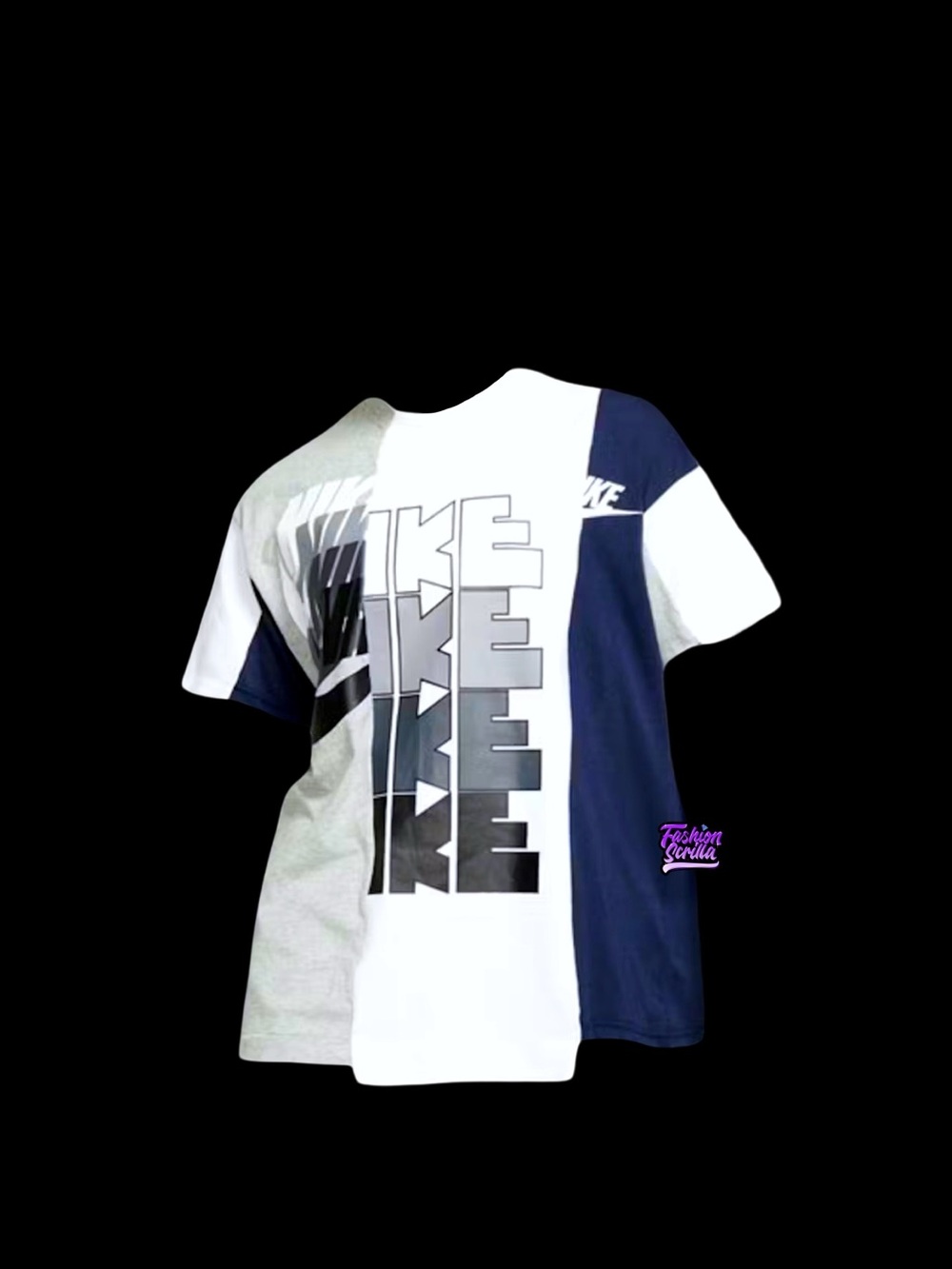 Nike x Sacai Hybrid T-shirt grey/white